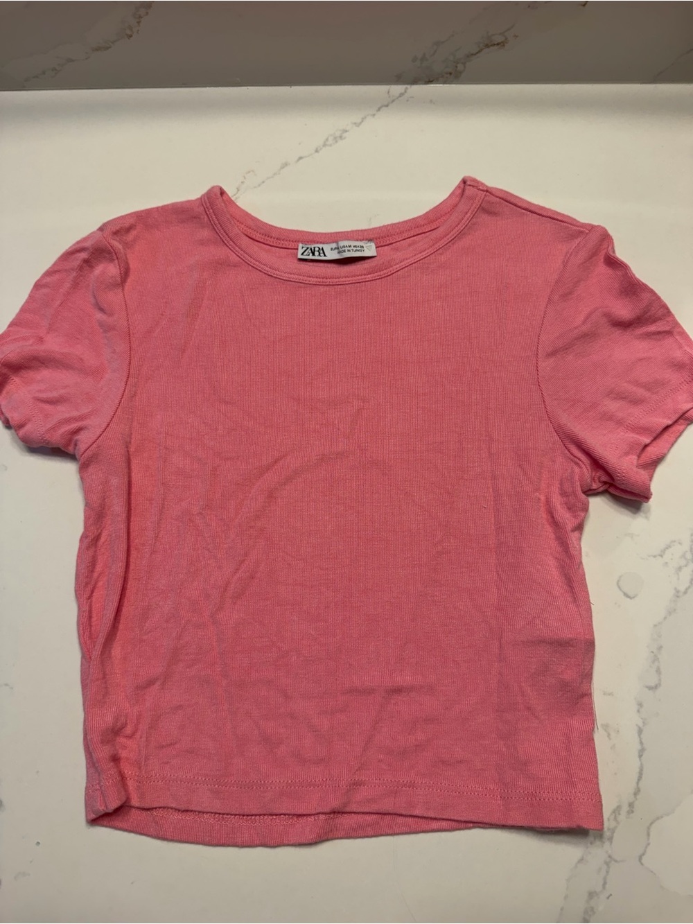 Zara Pink Short Sleeve Tee